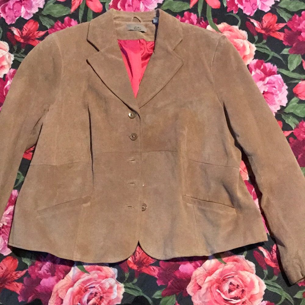 NEWT Leather Tan  Blazer